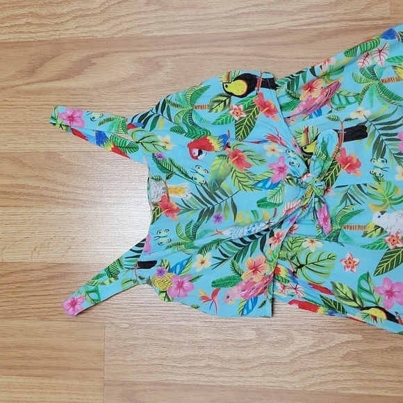 Emma Jayne x H&M Jumpsuit tropical Rainforest Girls Size 4-5 - Picture 2 of 9
